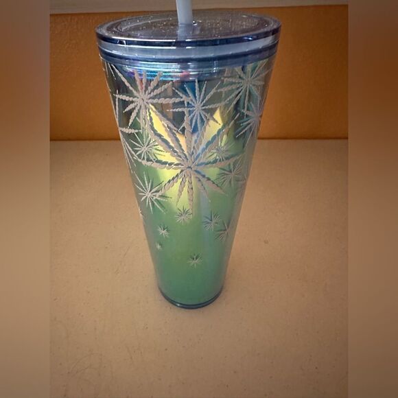 Starbucks Holiday 2023 Blue Snowflakes Venti Tumbler 24 oz - Picture 2 of 5